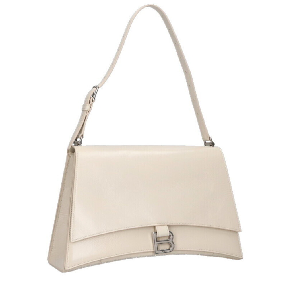 Balenciaga Crush Sling Shoulder Bag White